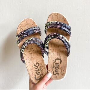 Sam‎ Edelman Platform Snakeskin Sandals
